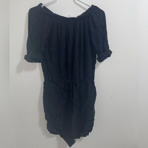 Lole black off-the-shoulder dress